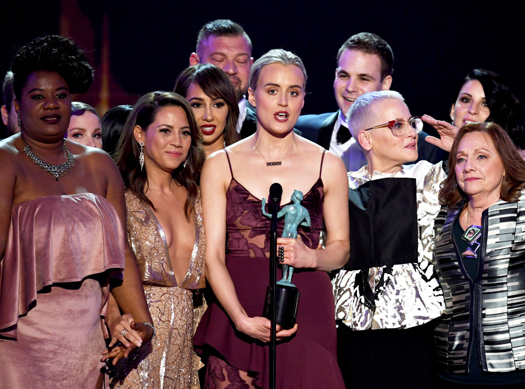 Taylor Schilling, Orange Is the New Black, 2017 SAG Awards, Winners Taylor Schilling, Orange Is the New Black, 2017 SAG Awards, Winners